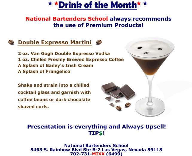 Drink of the month